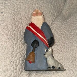 Christmas  SANTA Lancy Smith 1997 Jose Spain Claus donkey & bell